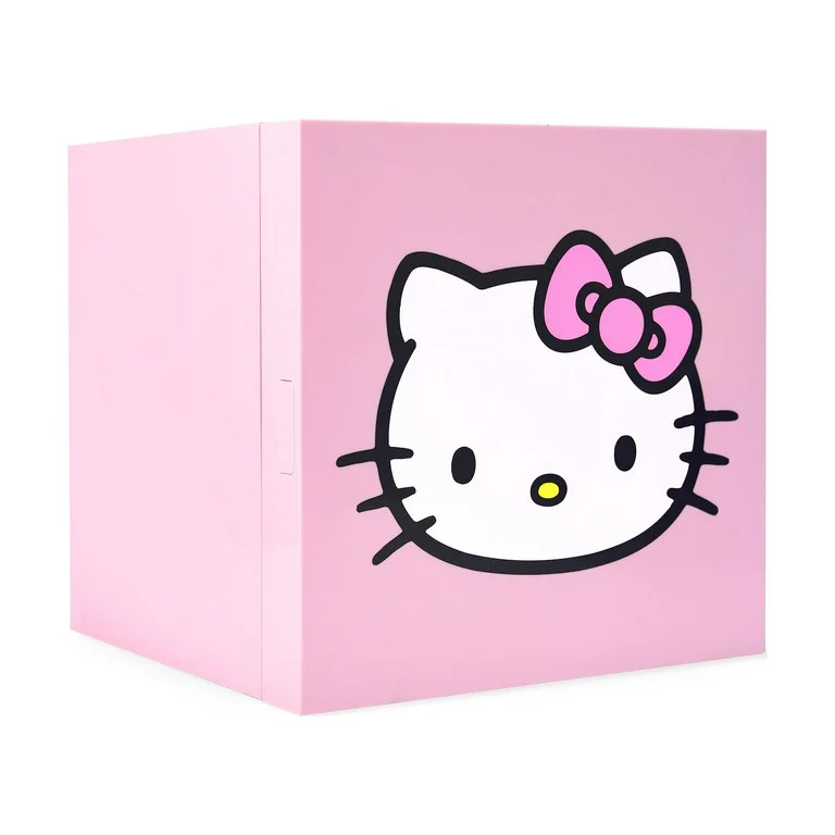 Hello Kitty Pink Cooler Mini Fridge 6.7L Single Door 9 Can ACDC | Walmart (US)