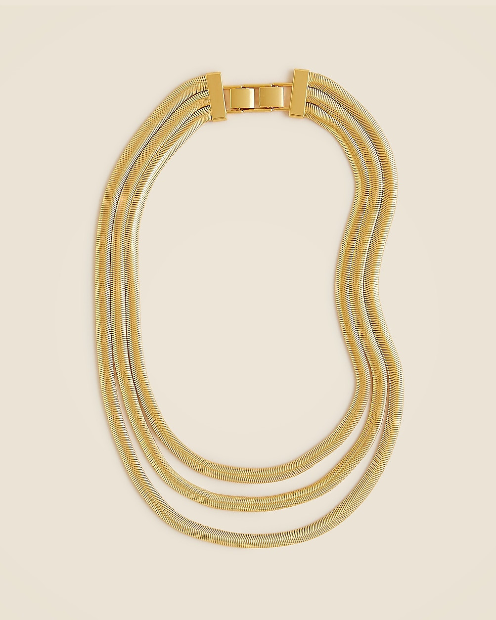 Layered snake chain necklace | J. Crew US