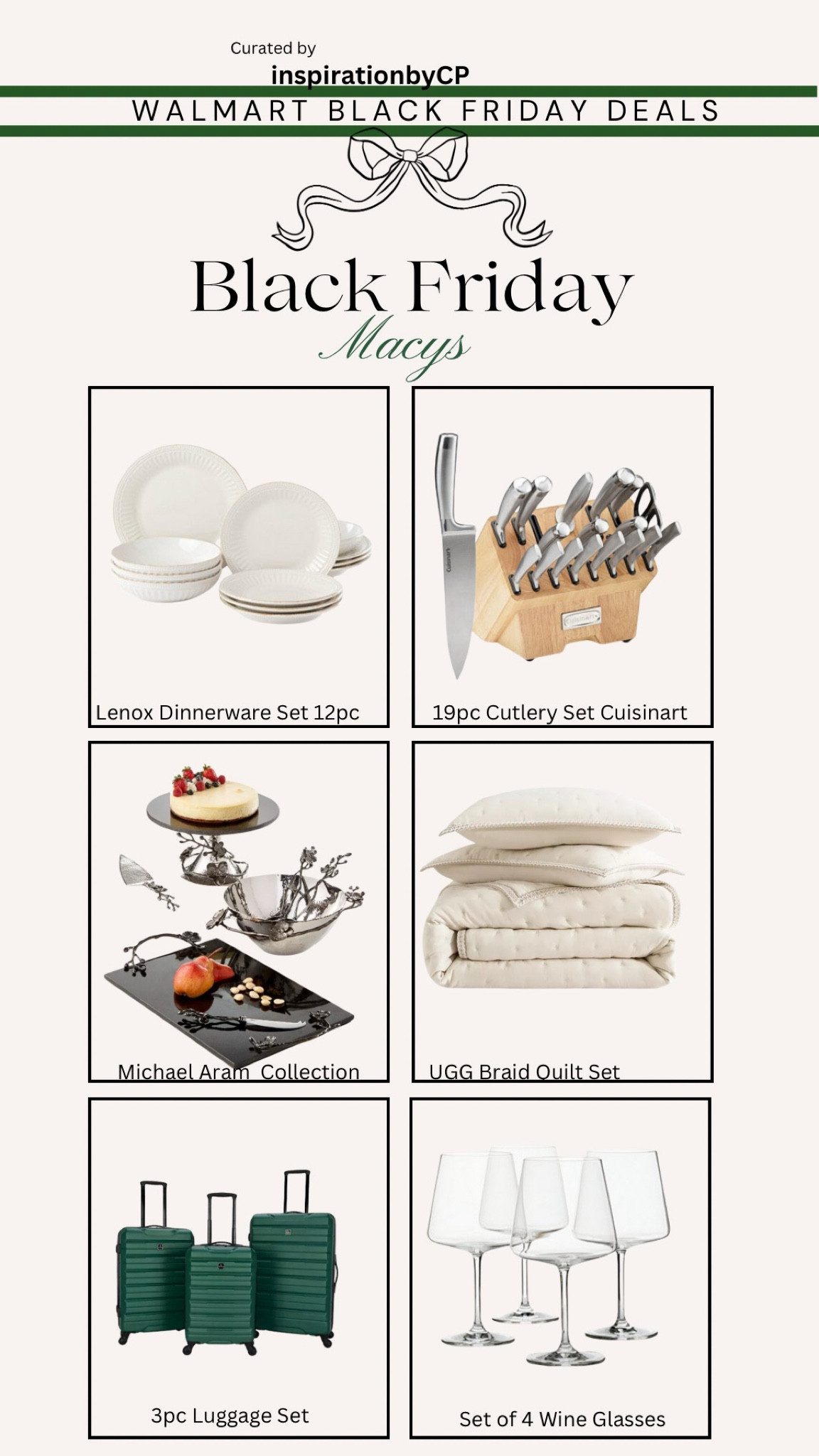 MACYS BLACK FRIDAY SALE
#homegiftideas #sale #blackfriday #macys #giftguide #giftideas #giftsforher #housewarminggifts #dinnerware #glassware #bedding #kitchenessentials

#LTKHome #LTKGiftGuide #LTKSaleAlert