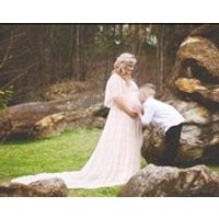 Maggie Boho Lace Maternity Dress Bohemian Lace Maternity GownFlutter Top Baby Shower Wedding Dress D | Etsy (US)