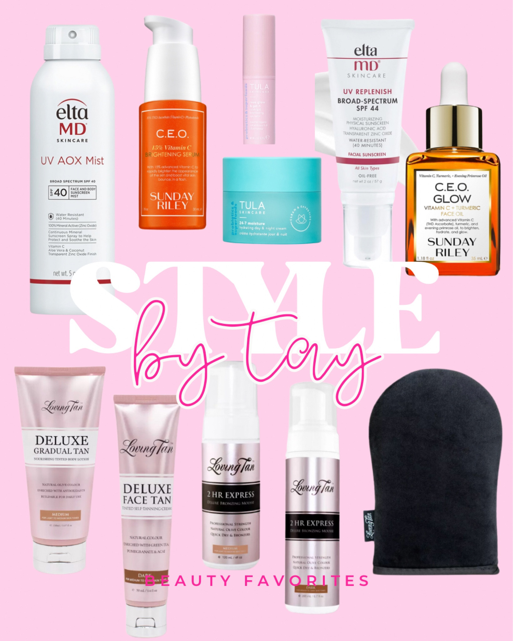 Day skin care & my favorite tanning products! I swear my loving tan and get so many compliments when I use it 

#LTKTravel #LTKBeauty #LTKFindsUnder50