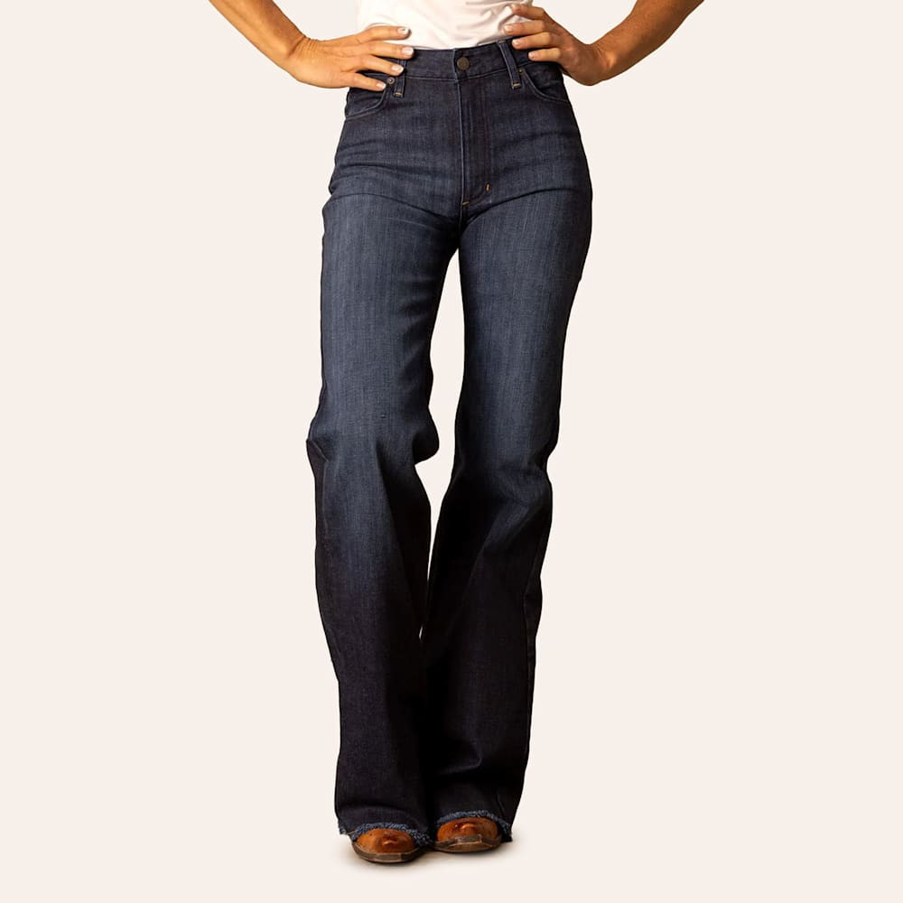 Kimes Ranch Women's Olivia Dark Wash Raw Hem Jeans | Cavender's