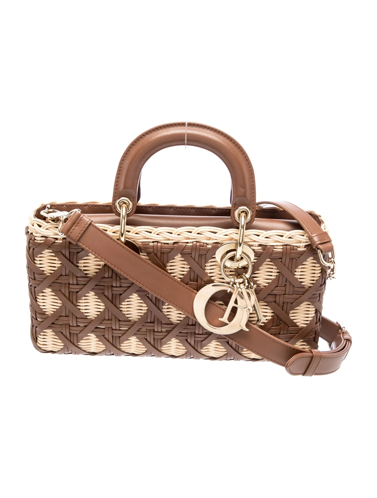 Christian Dior Wicker Lady D-Joy Medium 2025 - Brown Handle Bags, Handbags - CHR584362 | The Real... | The RealReal