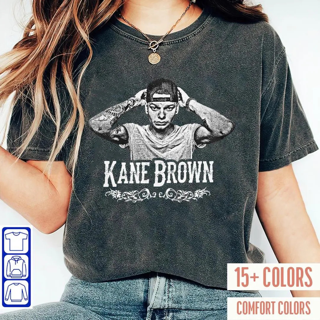 Kane Brown Vintage Shirt, Kane Brown Music Tour Shirt, Country Music Shirt V4, Kane Brown Concert... | Etsy (US)