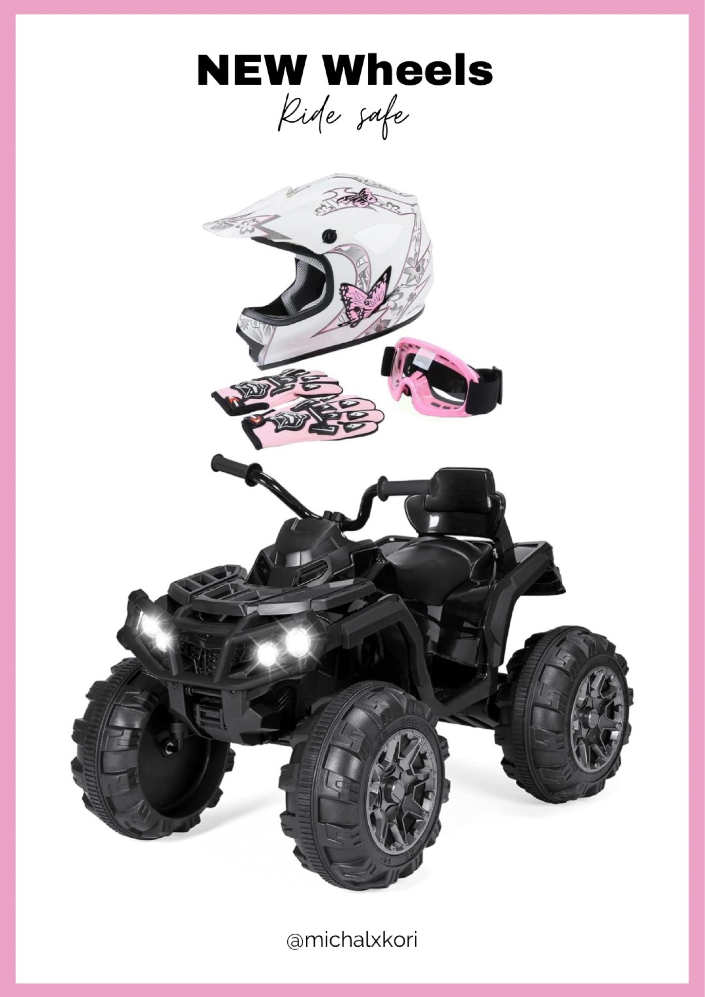 New wheels!🏎️

#LTKunder50 #LTKfamily #LTKkids