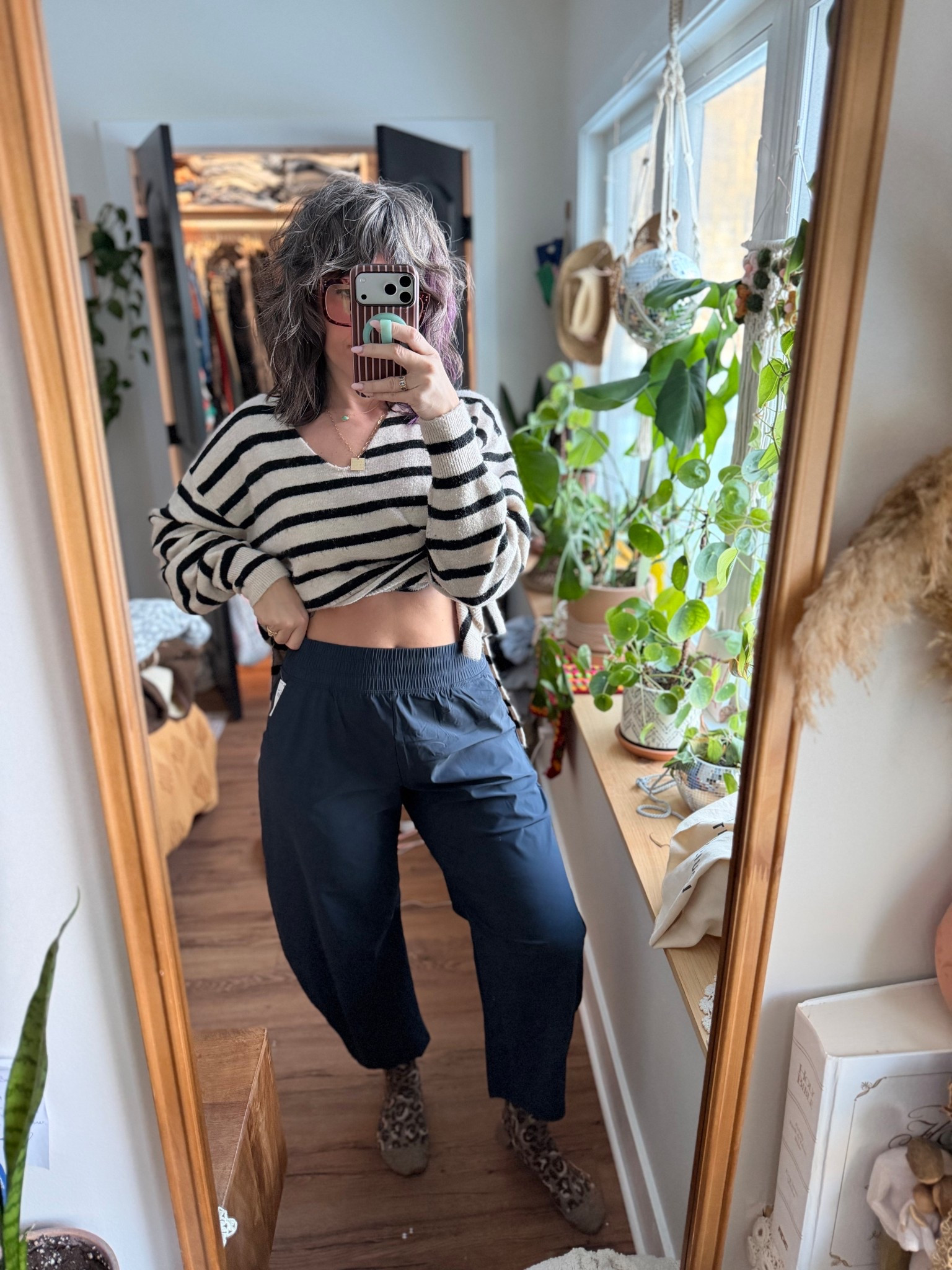 Okkkkk these pants are 1000000% yes!!! If you’re looking for an alternative to leggings for a lounge-y look, these are it!! Can be worn so many ways! Got a medium and they’re perfect! They’re a nylon mix material 

#LTKgrwm #LTKootd #LTKSaleAlert