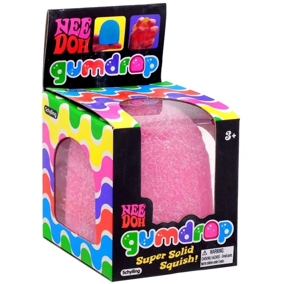 Schylling NeeDoh Gumdrop Stress Ball, Pink, 1ct | Walmart (US)