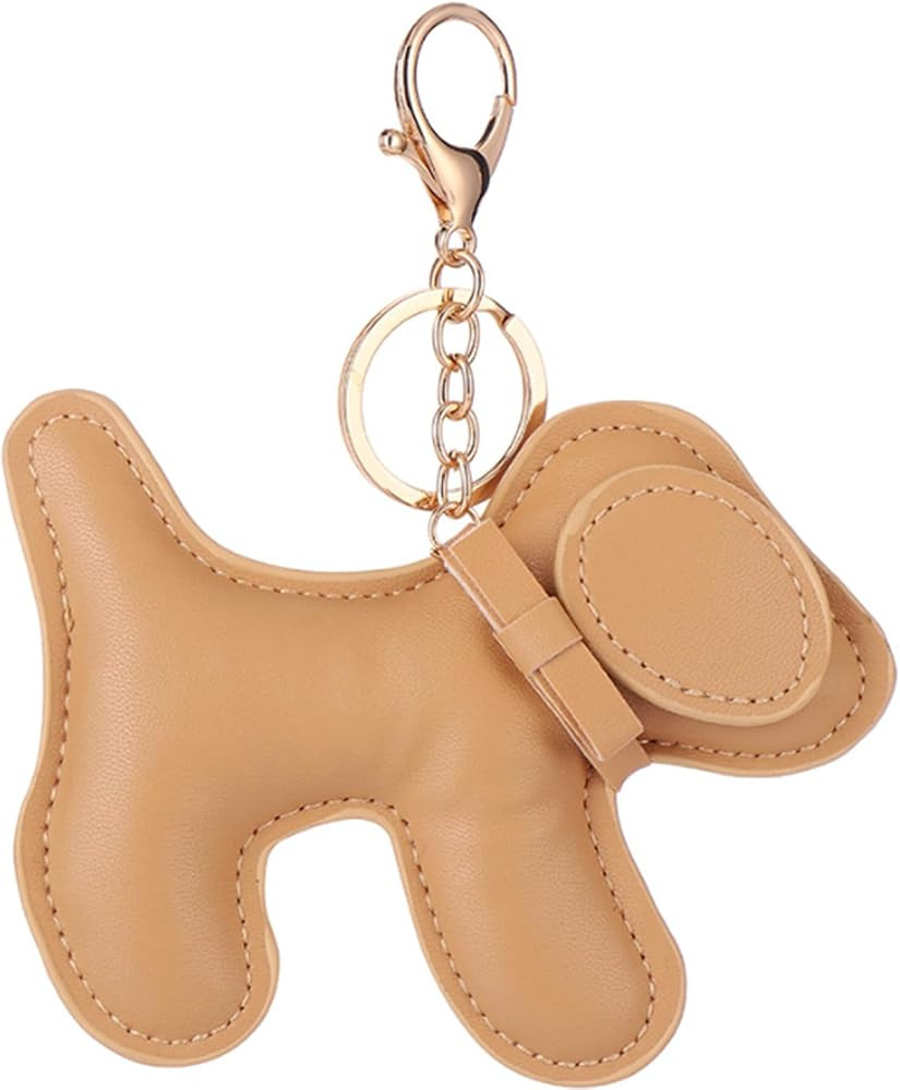 Dog Keychain Leather Bag Charms for Women Dog Purse Charms Keychains Gifts for Women Trendy 2025 | Amazon (US)
