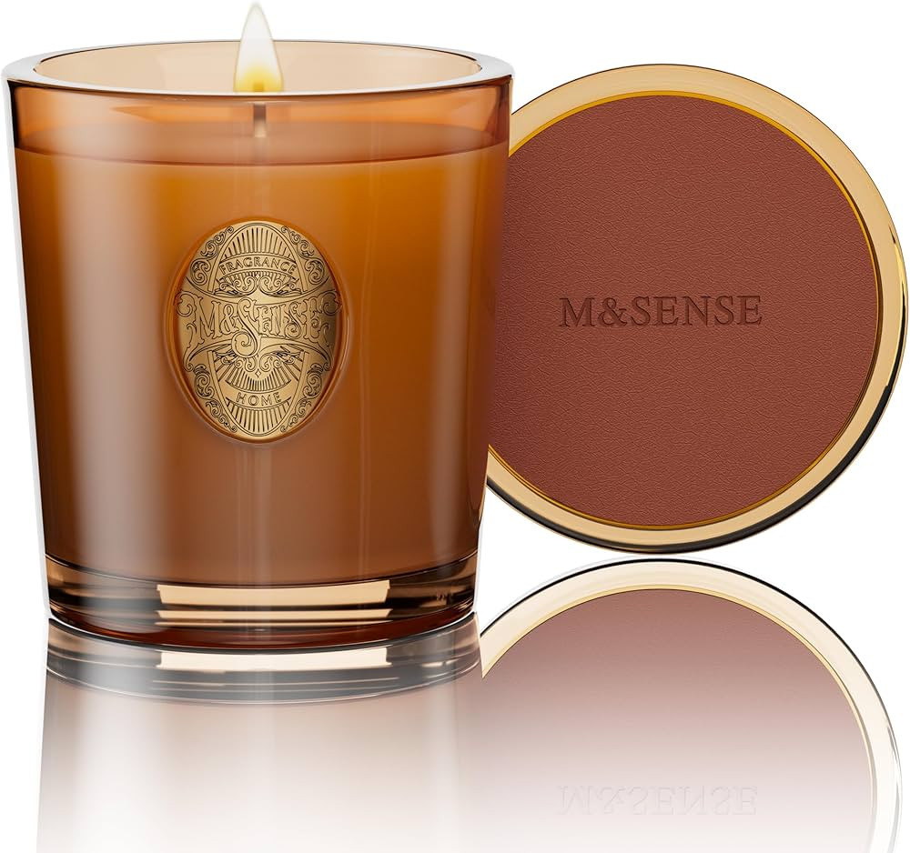M&SENSE Natural Soy Wax, Espresso Hot Fudge Strong Scented Aromatherapy Candle Gift for Women and... | Amazon (US)