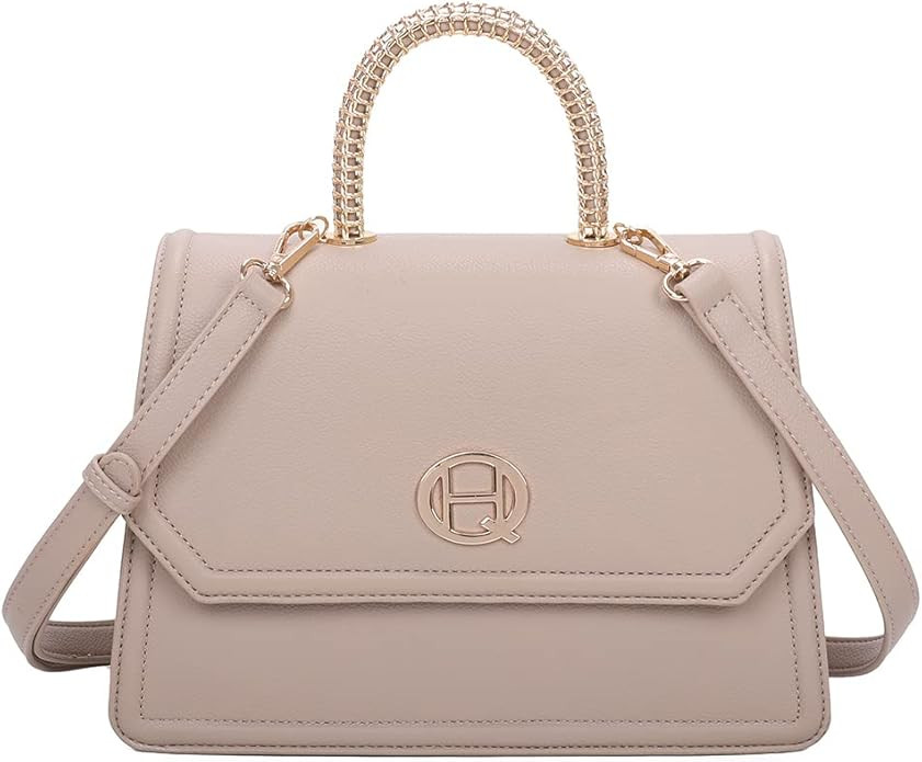QUEEN HELENA Borsetta a Mano Rigida con Tracolla Borsa Casual Elegante Donna M8014 | Amazon (IT)