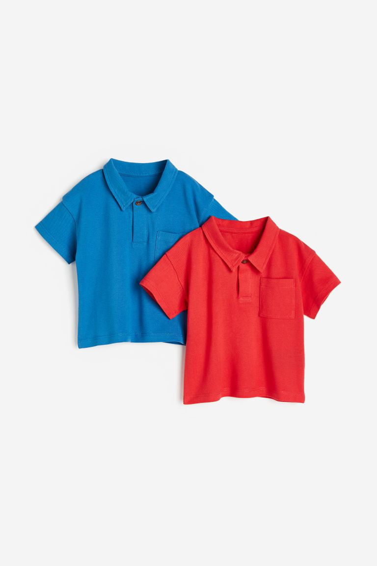 2-pack Piqué Polo Shirts | H&M (US + CA)