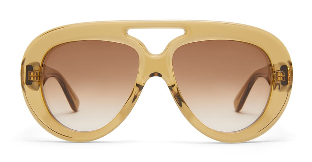 Loewe Lw40144u - Transparent Olive Sunglasses | Italist.com US
