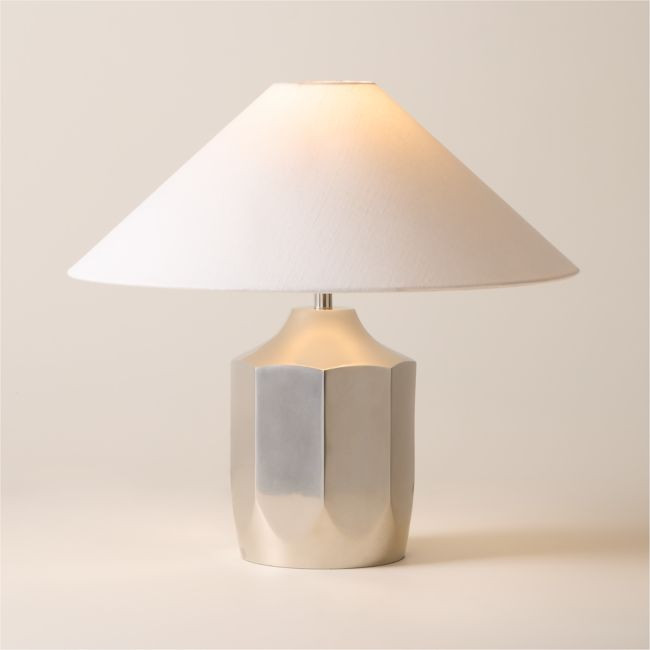 Petaluma Pewter Table Lamp | CB2