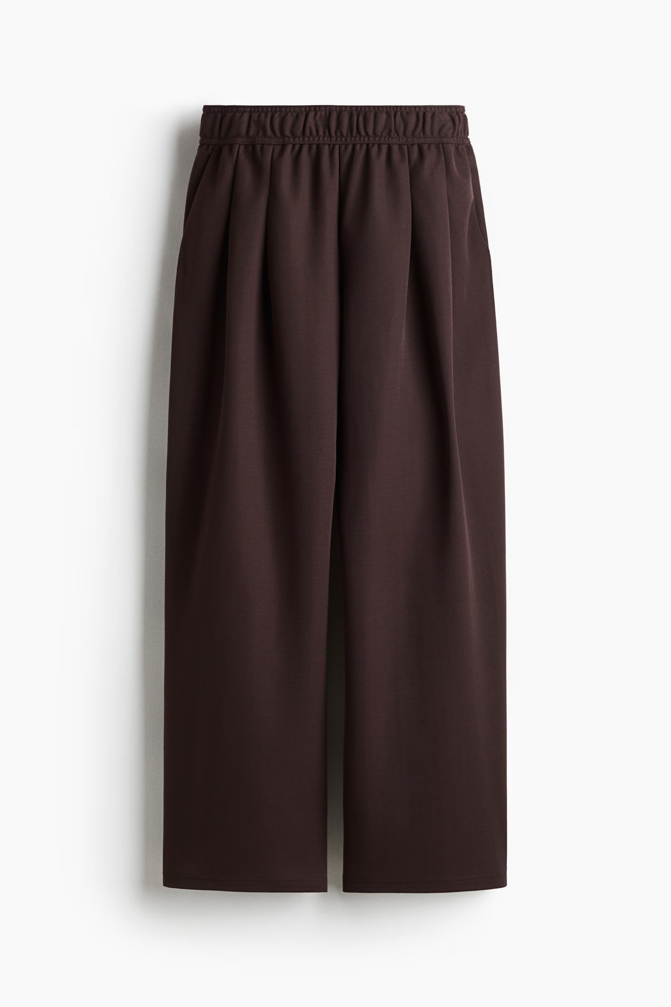 Pull-on trousers - Dark brown - Ladies | H&M GB | H&M (UK, MY, IN, SG, PH, TW, HK)