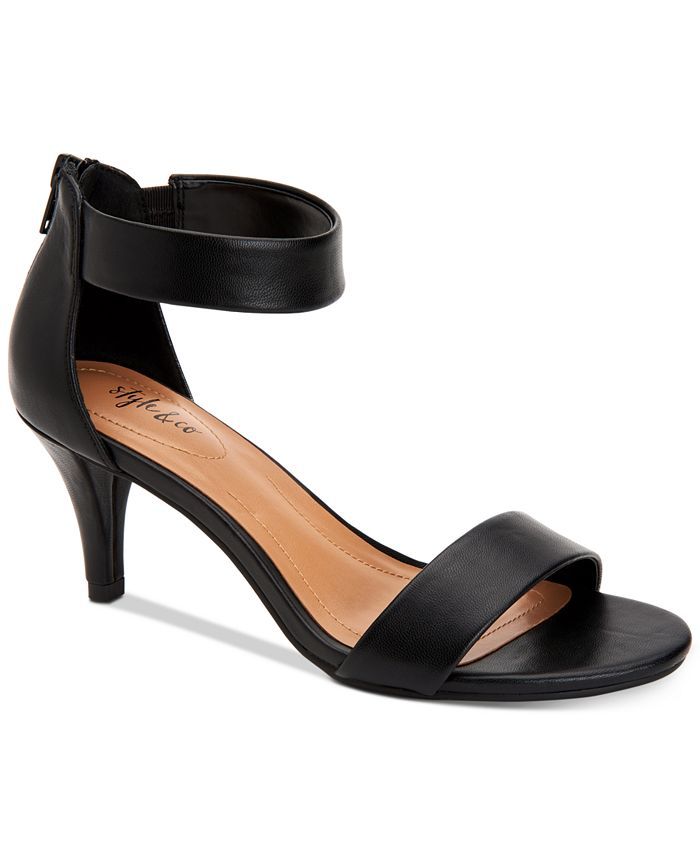 Style & Co Paycee Two-Piece Dress Sandals, Created for Macy's  & Reviews - Sandals - Shoes - Macy... | Macys (US)