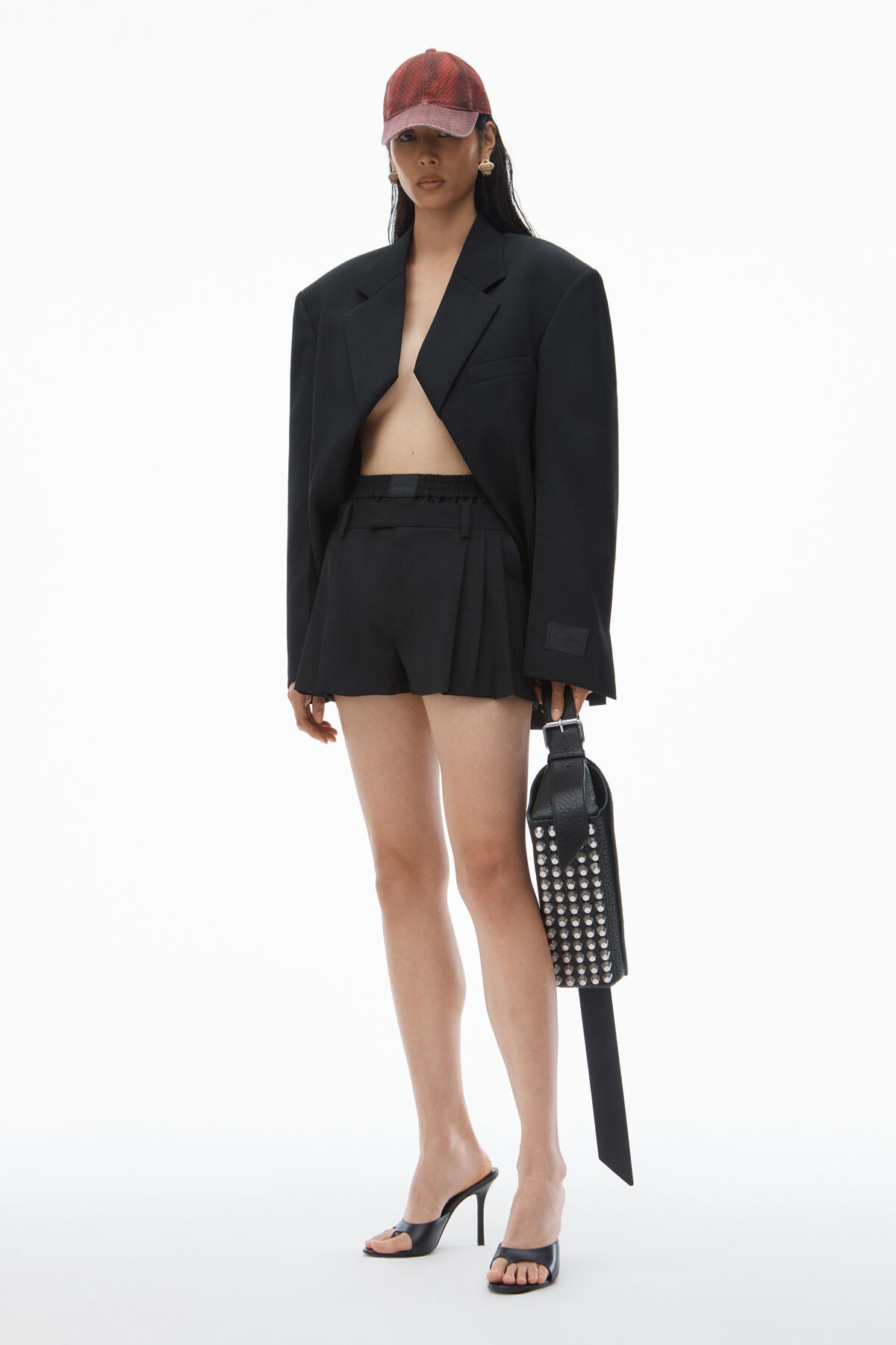 Pre-Styled Pleated Short with Boxer Waistband | Alexander Wang