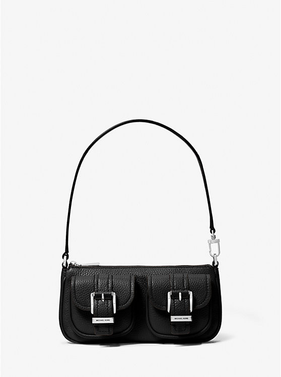 Zoe Small Pebbled Leather Pochette | Michael Kors US