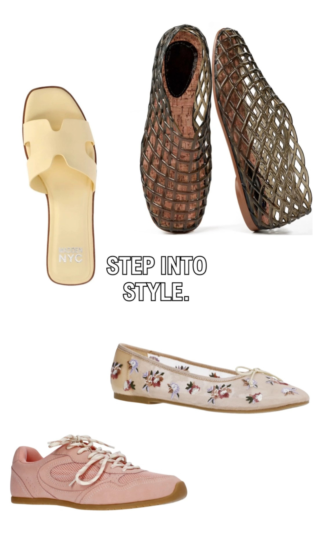 Spring shoes
Summer shoes 
Ballet shoes 
Jelly shoes 
Trending shoes 
Women’s spring shoes 

#LTKSeasonal