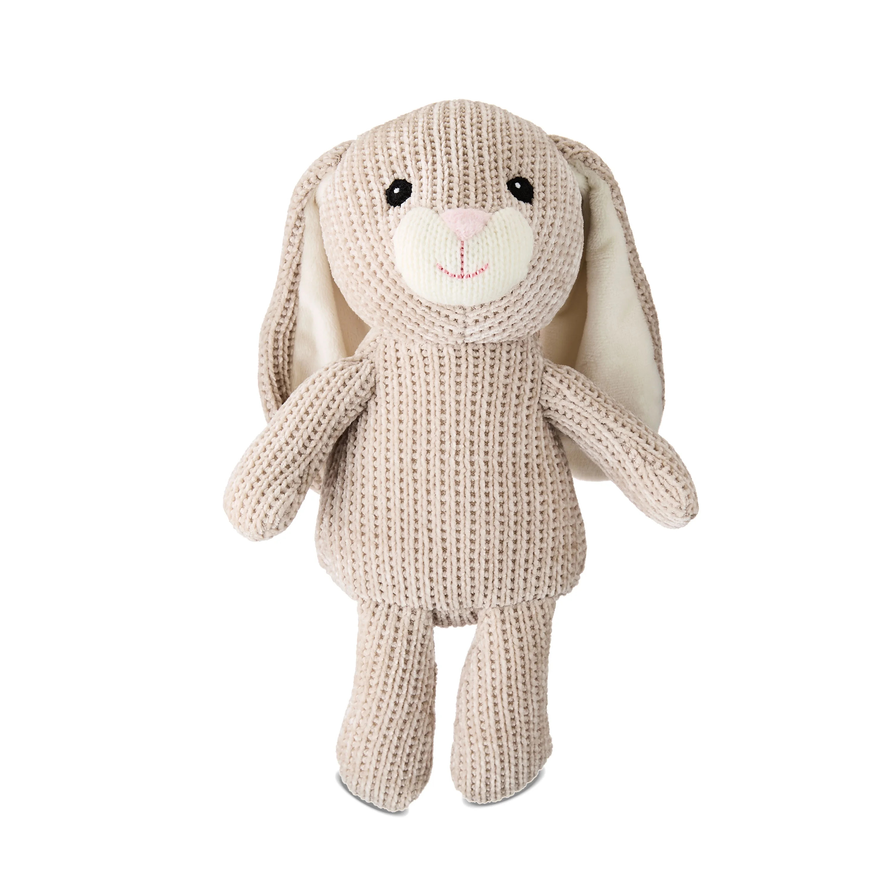 Easter Small Cream Knit Bunny Plush, 9.5 in, by Way To Celebrate | Walmart (US)