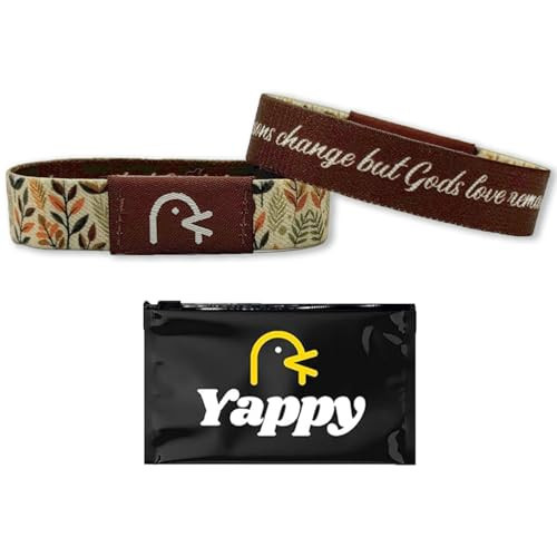 Yappy The Original Bible Verse Bracelets, Daily Bible Verse Bracelet for Personalized Daily Inspiration (Seasons Change, Regular (6.7 inches)) | Amazon (US)