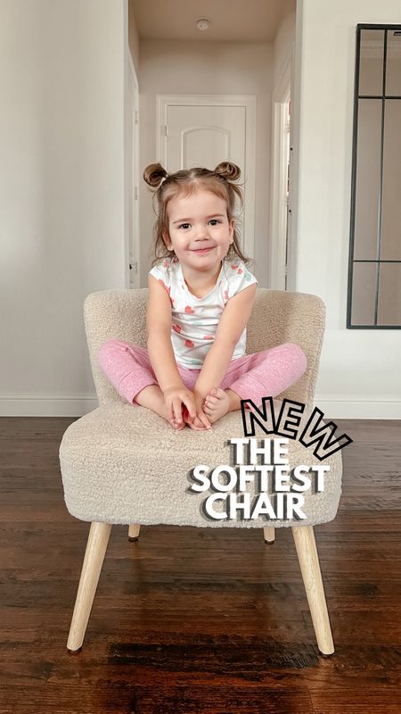 New accent chair for the kids! Boucle accent chair  

#LTKhome #LTKunder100 #LTKkids