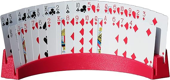 Twin Tier Premier Playing Card Holder (Set of 2) - Holds Up to 32 Playing Cards Easily - 12 1/2" ... | Amazon (US)