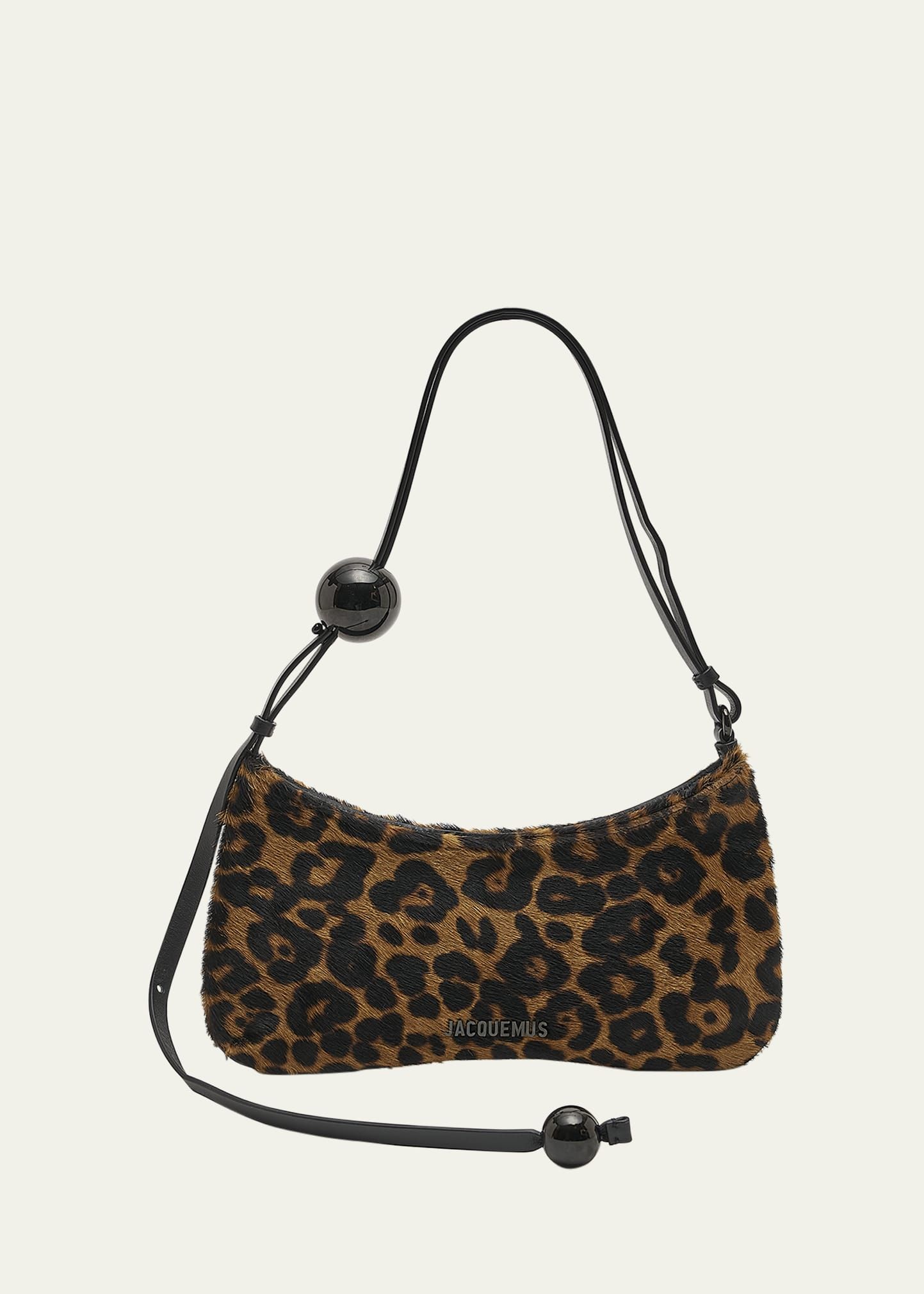 Jacquemus Le Bisou Perle Leopard Shoulder Bag | Bergdorf Goodman