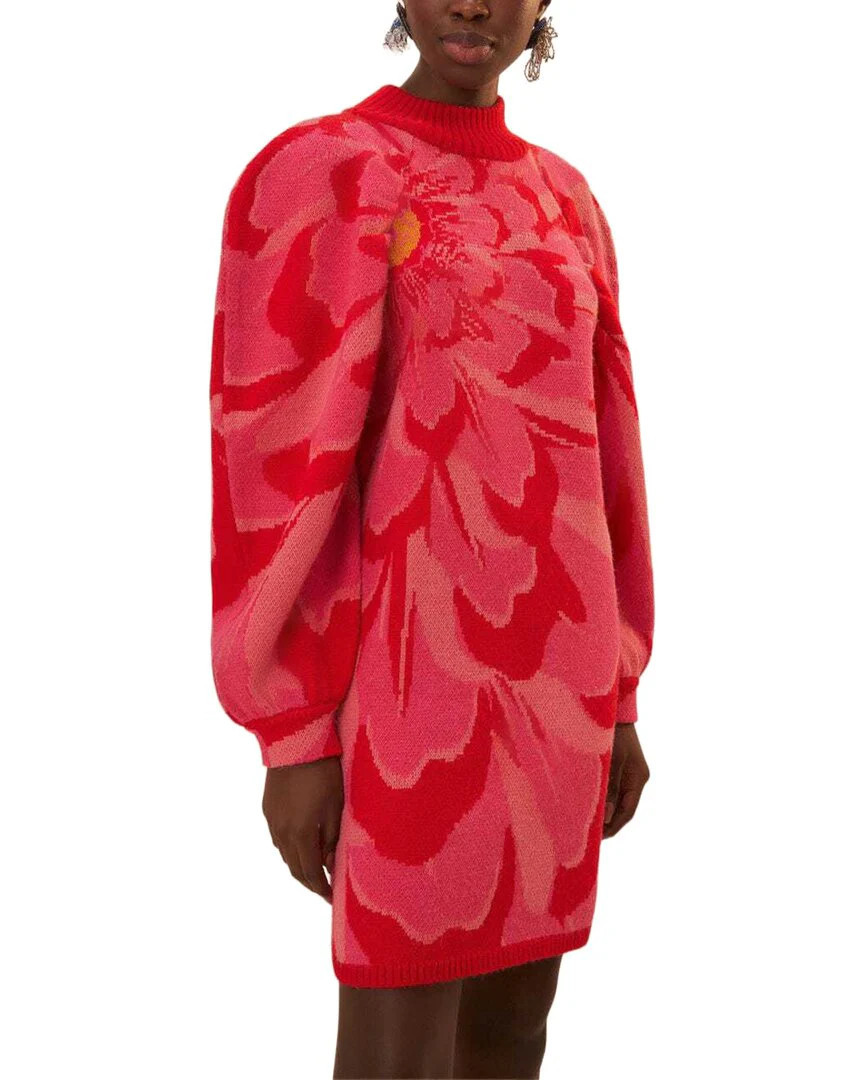 Farm Rio Wool-Blend Knit Dress | Shop Simon