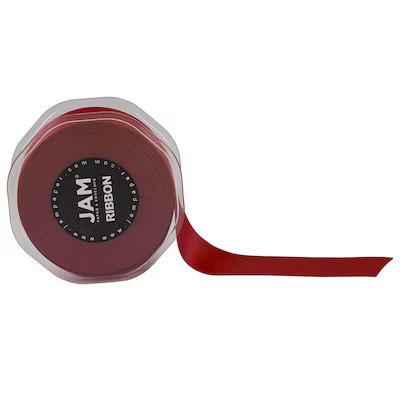 JAM Paper Red Satin Ribbon - 1.5 inch x 25 Yards - Solid Color - Roll Sold Individually | Lowe's