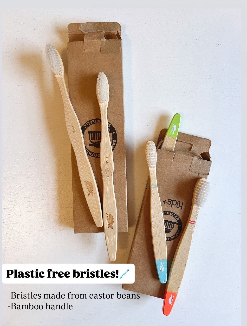 Plastic free toothbrushes! Even the bristles are plastic free! #toothbrush #nontoxic #plasticfree 

#LTKMens #LTKmorningroutine #LTKKids