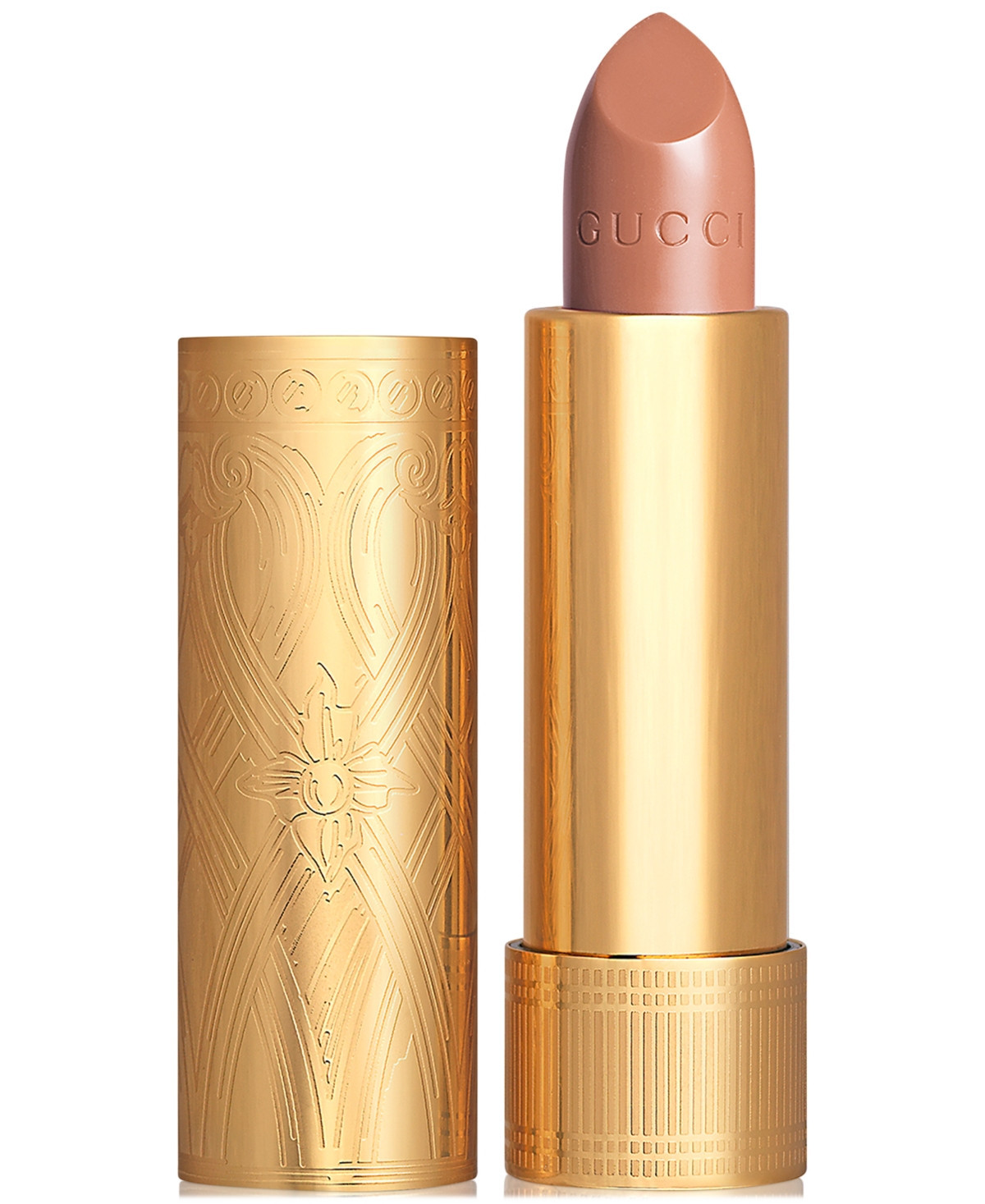 Gucci Rouge a Levres Long-Lasting Satin Lipstick - 100 - Linda Beige | Macy's