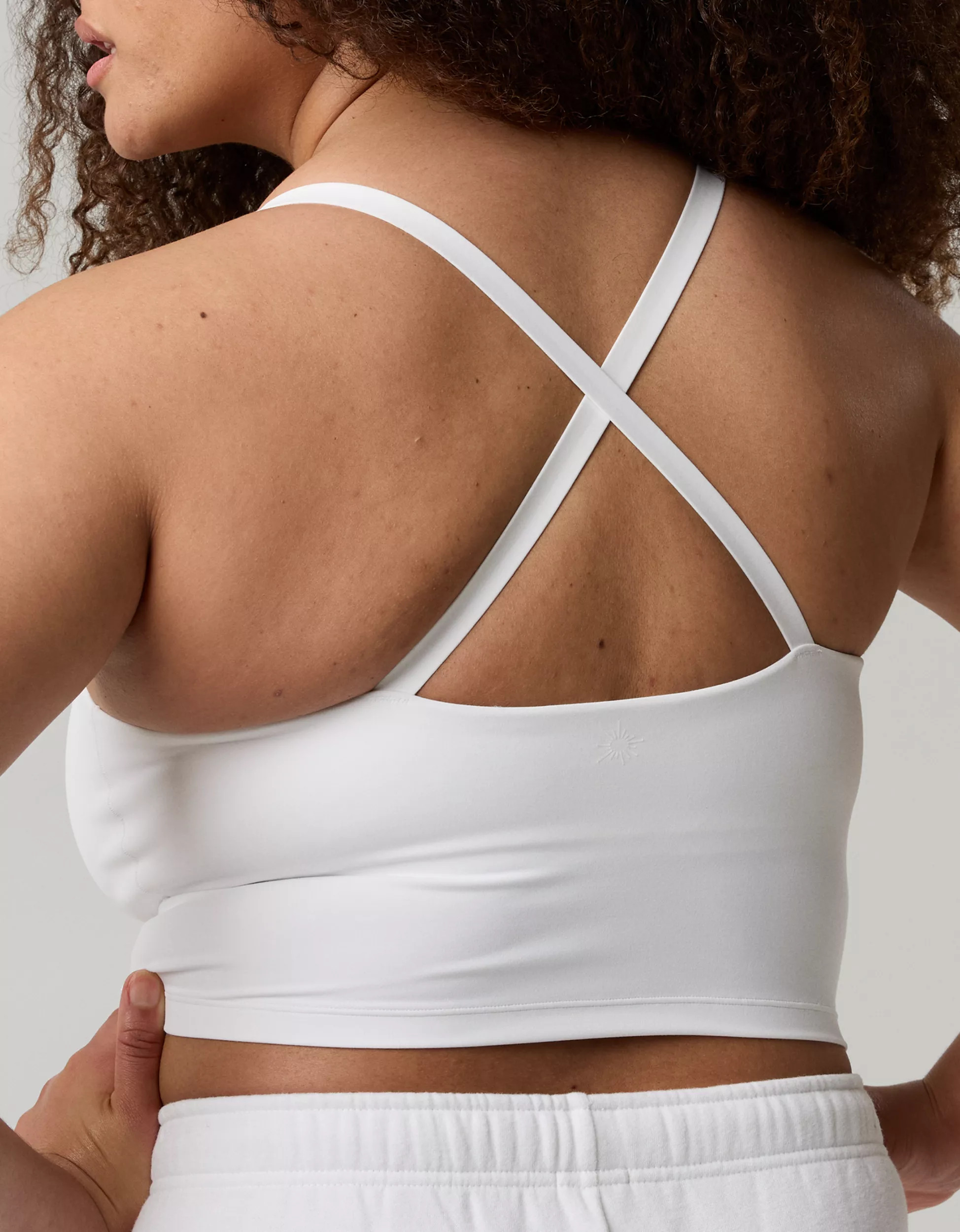 OFFLINE By Aerie Real Me Xtra Strappy Longline Sports Bra | American Eagle Outfitters (US & CA)