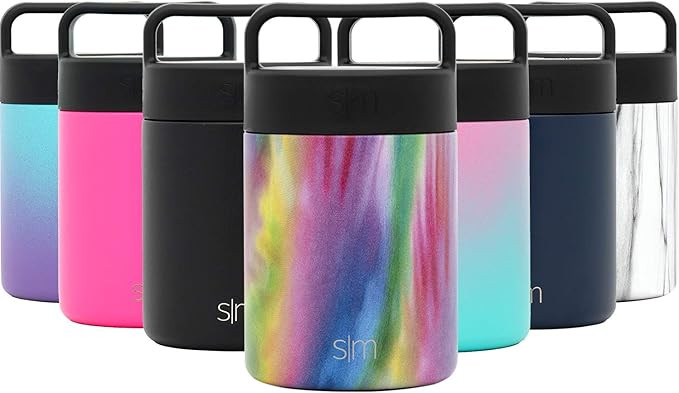 Simple Modern 12oz Provision Food Jar with Handle Lid - Vacuum Insulated 18/8 Stainless Steel Lea... | Amazon (US)