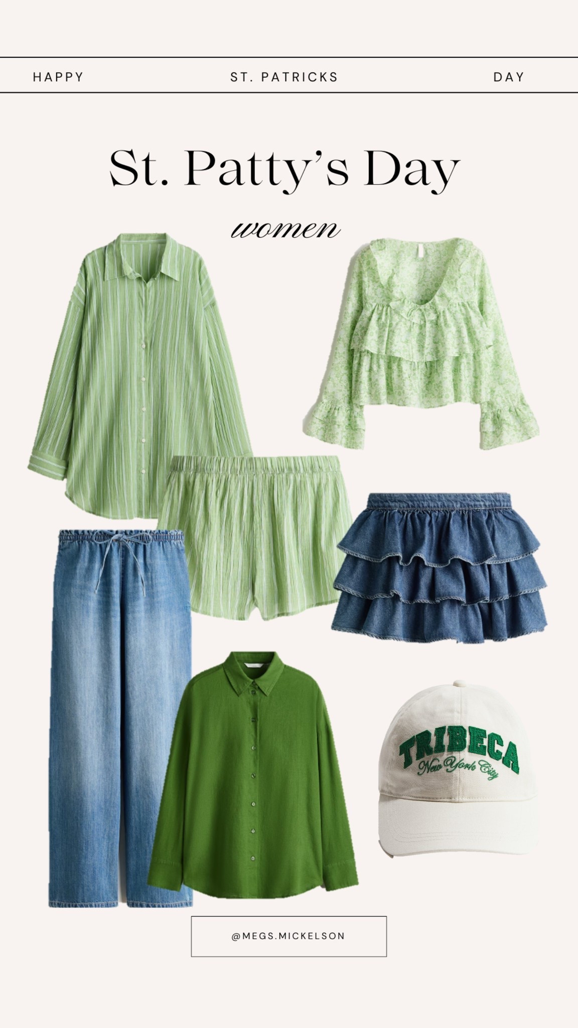 H&M new arrivals for women has some fantastic items for St. Patrick’s Day!! 

#LTKPetite #LTKSpringSale