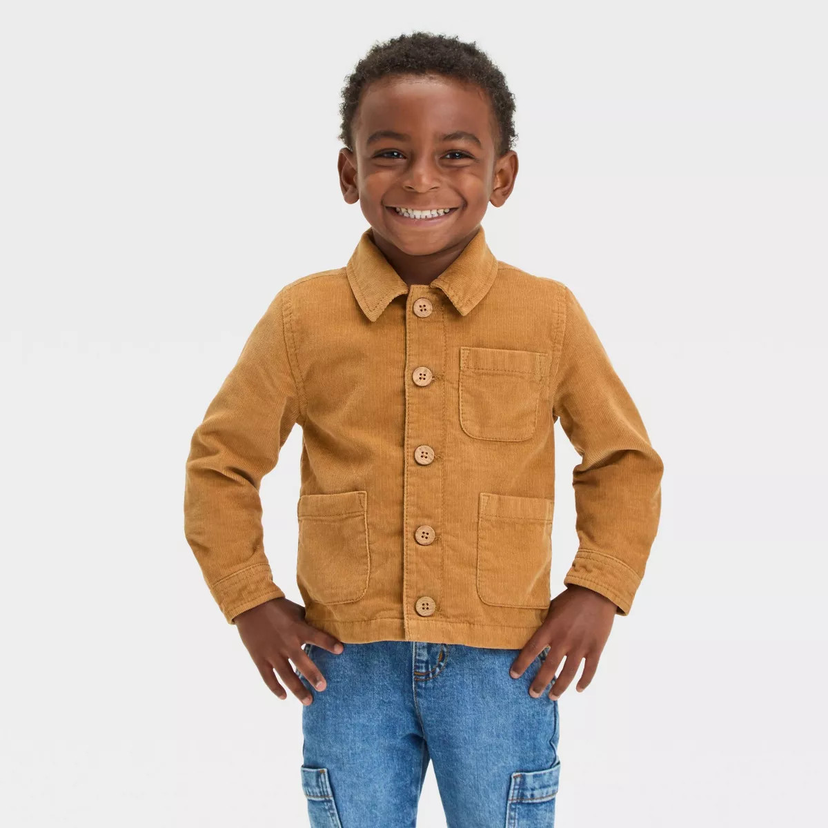 OshKosh B'gosh Toddler Boys' Cord Jacket - Brown | Target