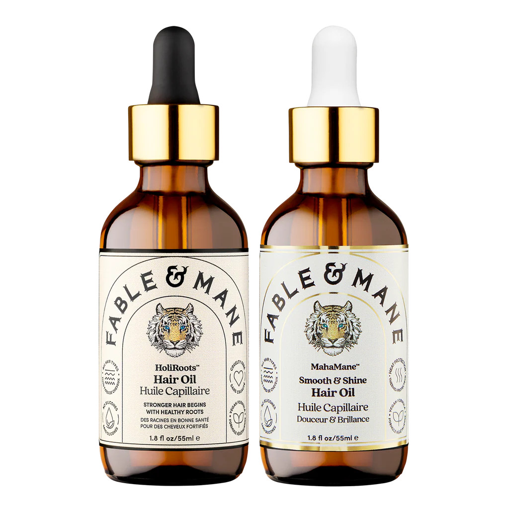 Strengthen & Shine Hair Oiling Duo | Fable & Mane
