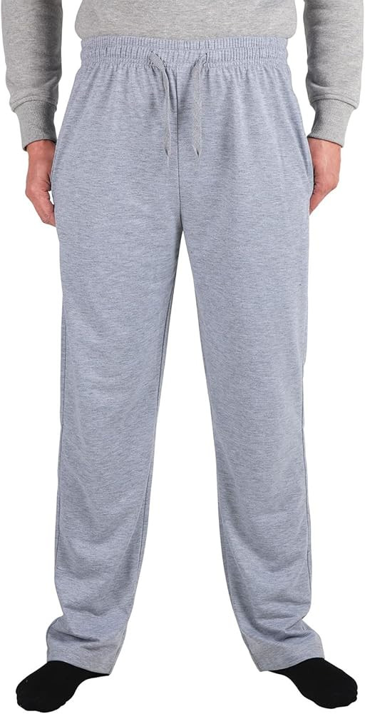 Facitisu Mens Active Fleece Athletic Sweatpant Basic Running Drawstring Workout Sweat Pants | Amazon (US)