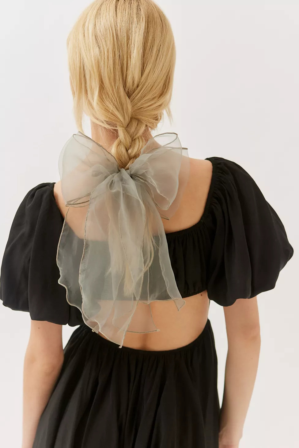 Chiffon Hair Bow Barrette | Urban Outfitters (US and RoW)