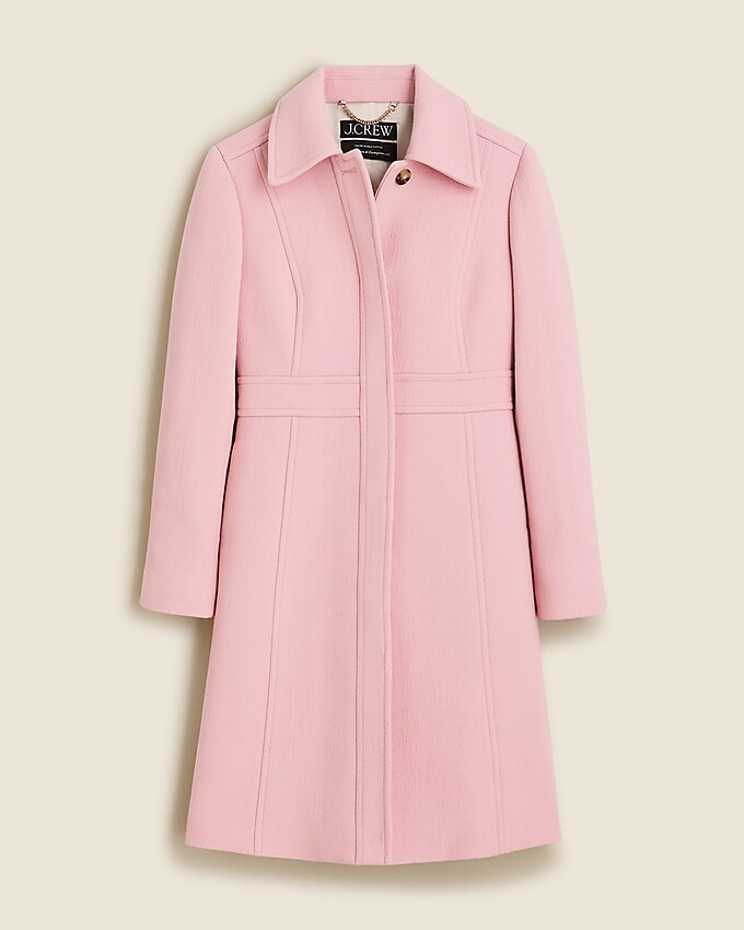 New lady day topcoat in Italian double-cloth wool blend | J. Crew US