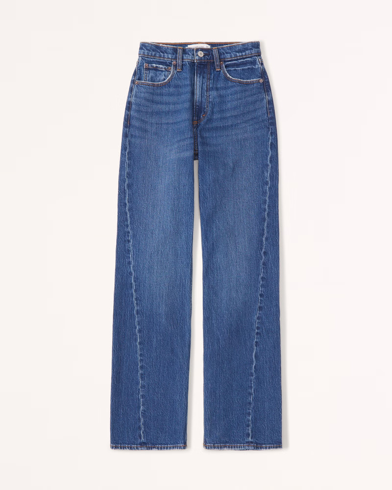 Women's High Rise Twisted Seam 90s Relaxed Jean | Women's New Arrivals | Abercrombie.com | Abercrombie &amp; Fitch (US)
