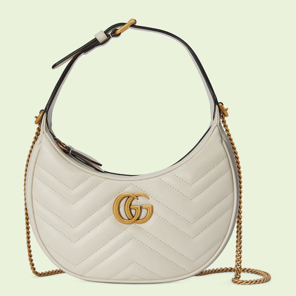 GG Marmont half-moon-shaped mini bag | Gucci (US)