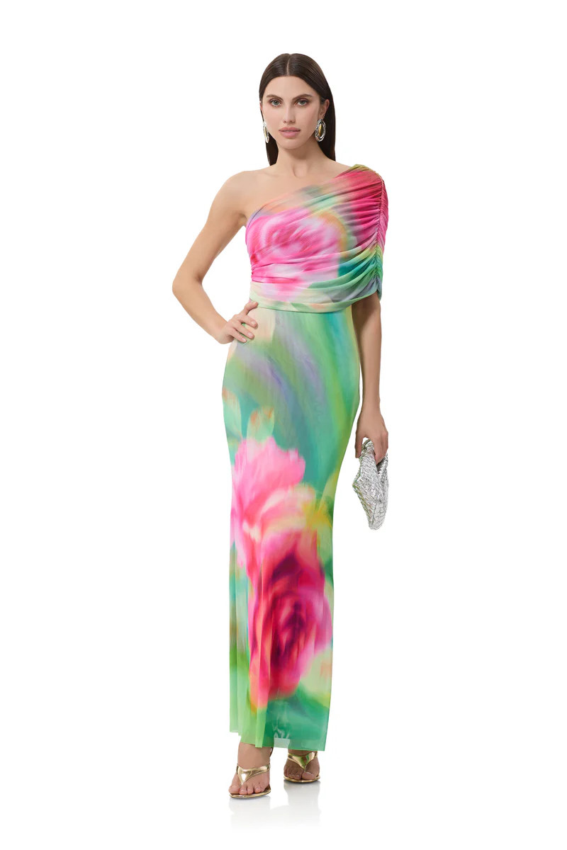 Mirabel Dress - Green Rose | ShopAFRM