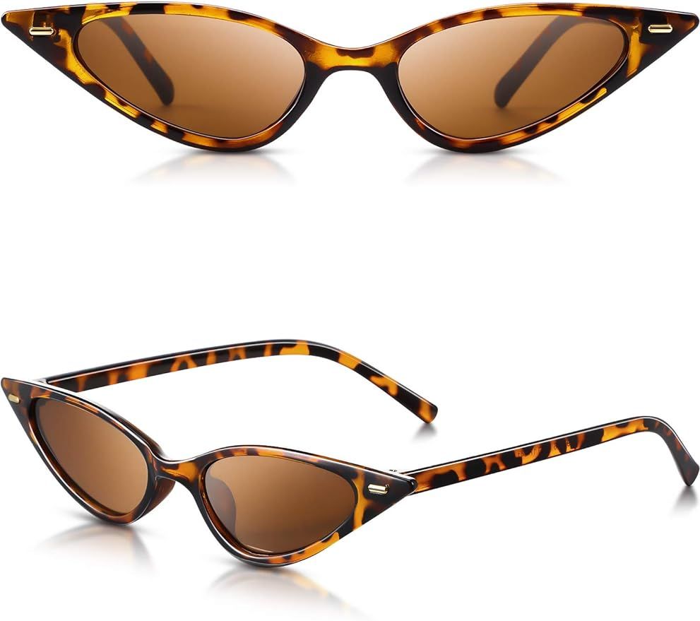 Cat Eye Leopard Sunglasses Retro Cat Eye Sunglasses Leopard Sunglasses for Women | Amazon (US)