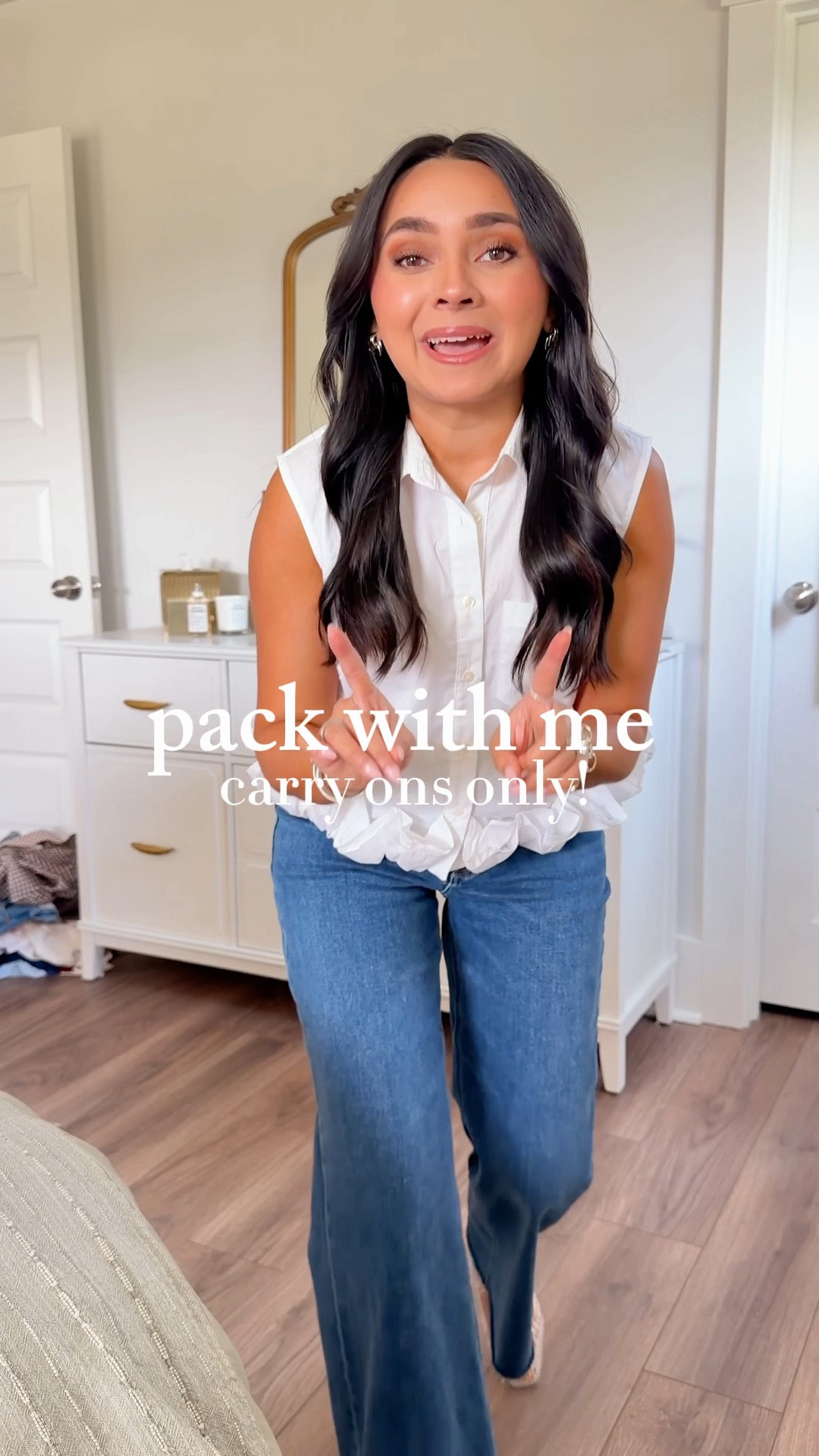 Pack with me! Carry on only!
Top size xxs TTS - use code ANTHRO20 for 20% off $100+ through 6/28
Jeans size 26 regular TTS  - use code ANTHRO20 for 20% off $100+ through 6/28
Jelly flats size 5 TTS 


Airport outfit
Pack with me
Packing cubes
How to pack
Luggage
Travels tips

#LTKTravel #LTKSaleAlert #LTKootd