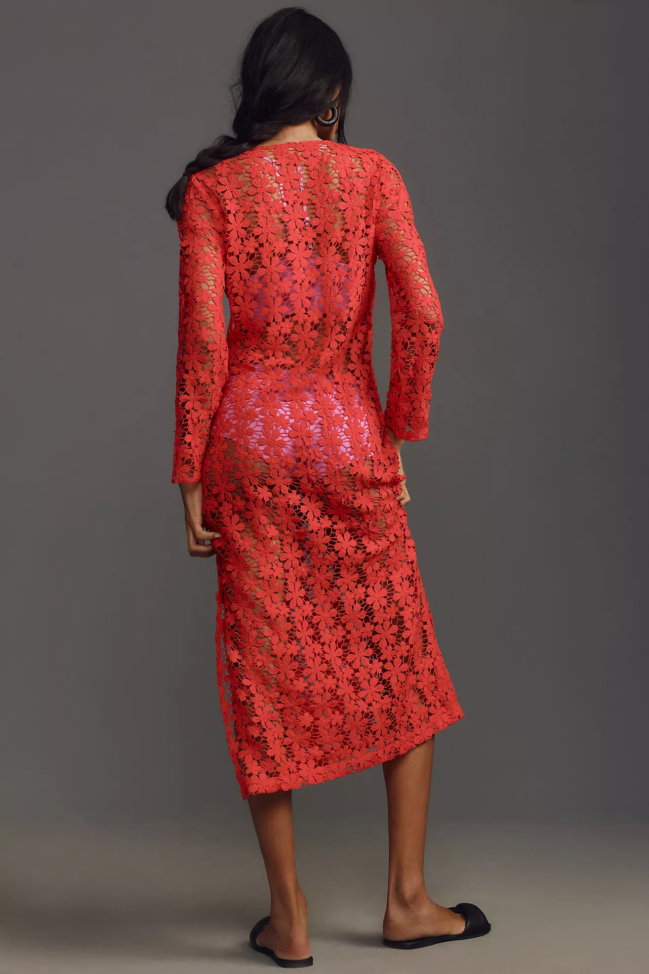 By Anthropologie 3D Floral Kaftan | Anthropologie (US)