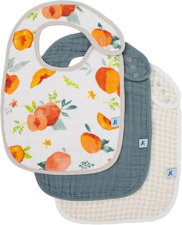 Little Unicorn Cotton Muslin Classic Bib 3 Pack – 100% Cotton – Machine Washable - 3 Lightwei... | Amazon (US)