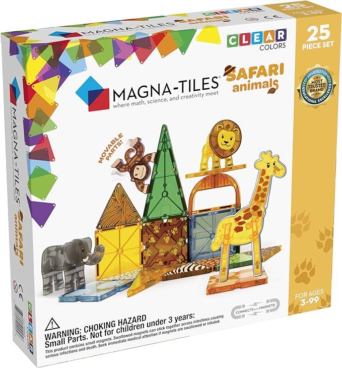 Magna-Tiles® Safari Animals 25 Piece Set | Amazon (US)