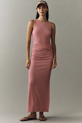Daily Practice Drop-Waist Midi Dress | Anthropologie (US)