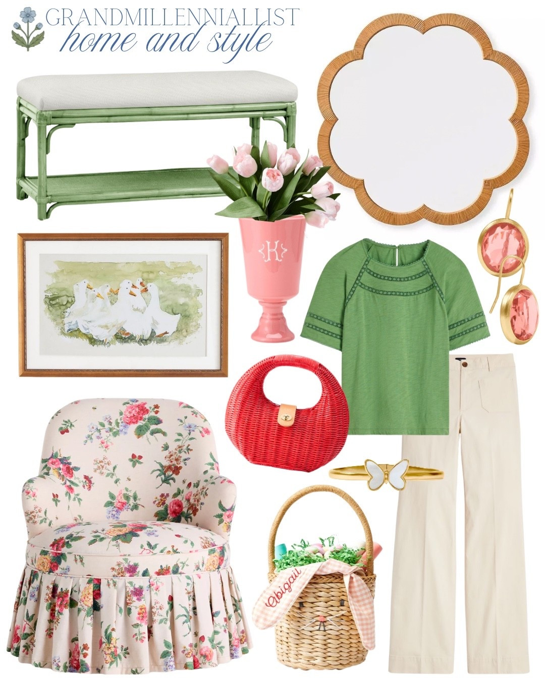 Spring home and style finds

Mirror bedroom chair spring outfit ducks artwork floral vase tulips Easter basket spring bag 

#LTKdayinmylife #LTKHome #LTKSeasonal