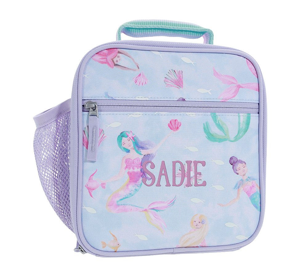 Rainbow Mermaid Glow-In-The-Dark Mackenzie Lunch Box | Pottery Barn Kids